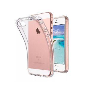 [관부가세포함] iPhOne 5 5s SE 1세대(2016년 4인치)용 투명 소프트 TPU 슬림 범퍼 보호