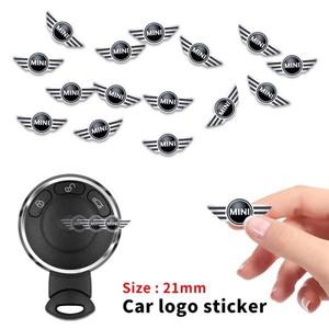 자동차 키 배지 엠블럼 교체 스티커, BMW 미니 쿠퍼 R56 R50 R53 F56 R59 R60 2011 2012 2013 2018 2019, 2
