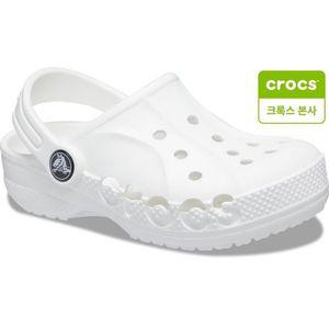 [갤러리아] [크록스 본사]바야 클로그 토들러 화이트 207012-100 아동샌들