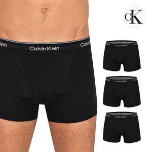 [Calvin Klein]CK 캘빈 클라인 언더웨어 남성 트렁크 남자속옷 드로즈 팬티 3팩세트 NB4002A-001