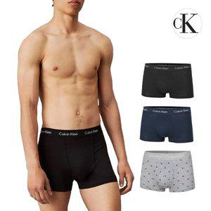 [Calvin Klein]CK 캘빈 클라인 언더웨어 남성 트렁크 남자속옷 드로즈 팬티 3팩세트 U2664G-QY5