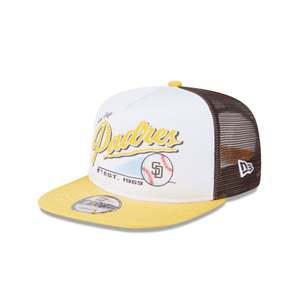 [해외] 1142905 뉴에라 모자 MLB [샌디에이고 파드리스] Retro Script 9FIFTY A-Frame Trucker Hat