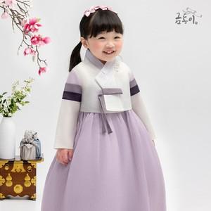[한복]AW148 여연보라반색동 아동한복 여아한복