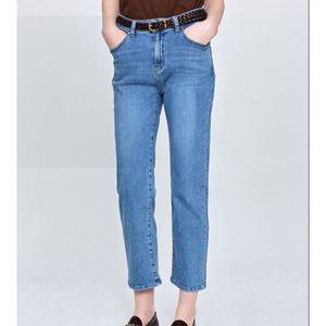 [헤지스레이디스](강남점)[25SS][Slim] 여름 슬림핏 데님 팬츠 (HSPA-5BC86)