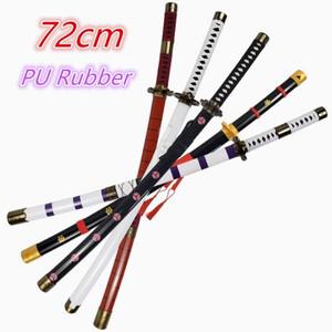 발로란트 무기 칼 72cm 애니메이션 코스프레 Roronoa Zoro Katana 검 PU Wado Ichimonji 검 역할 놀이 Qiu
