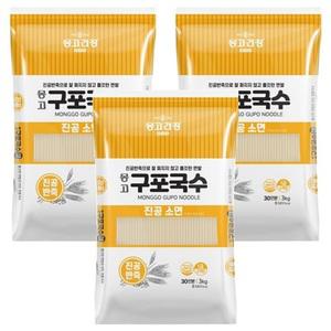 몽고식품 구포국수 진공소면 3kg x 3개