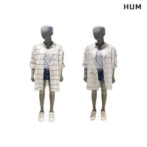 [HUM]여) 면 슬럽 롱셔츠 FHNECSL511M)