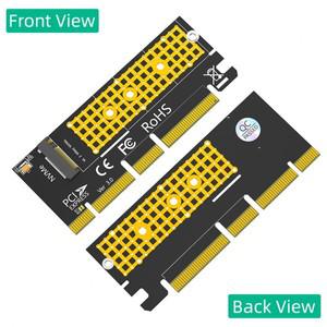 LED 확장 카드 라이저 컨버터 M.2 NVME 키 M-PCI 익스프레스 X4 X16 2230 SSD 지원