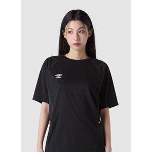 엄브로 반팔 티셔츠 반팔티 커플 남녀공용 PTR 필드트레이닝 메쉬 풋볼 UQ221SRS51BLK