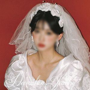 복고웨딩베일 빈티지웨딩스냅 드레스베일 면사포