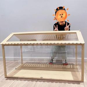 햄스터 케이지 아크릴 집 놀이터 소동물 120L