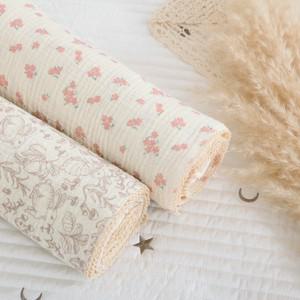 120X150CM 여름 꽃 모슬린 아기 담요 Swaddle 랩 수신  잠자는 침대 유아용 이불 유모차