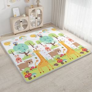 EPE 아기 활동 체육관 크롤링 놀이 매트 어린이 안전 접이식 카펫 무독성 200x180cm