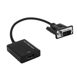 VGA RGV TO HDMI 변환 컨버터 젠더 모니터 RGB케이블DVD 셉톱박스 외장형 RGB HDMI출력 노트북 PC