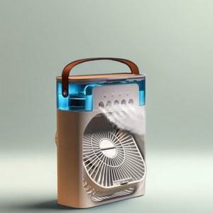 얼음 선풍기 스프레이 가습 음이온 3단 쿨러 900ml 대용량 벽걸이