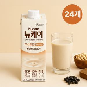 대상웰라이프 뉴케어 구수한맛 밸런스업 완전균형영양식 식사대용 230ml, 24개 