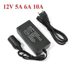 AC 어댑터 DC 220V 12V 2A 5A 6A 10A 전원 자동차 시가 라이터 변환기 인버터 EU/US 플매트 카펫 러그