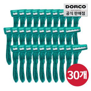 도루코 터치3 3중날 회전식 휴대용 면도기 30P/ 일회용면도기