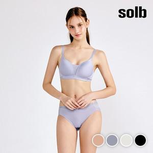노와이어 캐쥬얼 밴딩 브라팬티 세트 4컬러 택1(ISET182)