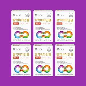 종근당 활력 비타민B 플러스 800mg 60정 6개 12개월