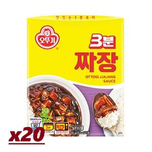 오뚜기 3분짜장 200G x 20개