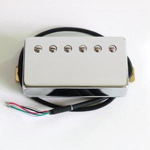 Donlis 고출력 Alnico 5/2 자석 황동 커버 험버커 LP 기타 픽업 크롬 골드 색상 16K