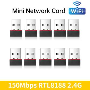 150Mbps 미니 USB 무선 와이파이 원격 제어 어댑터 Wi fi 네트워크 LAN 카드 PC 데스크탑802.11b/g/n RTL81