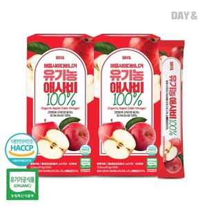 [참앤들황토농원]데이앤 애플사이다비니거 유기농 애사비 15포 2박스