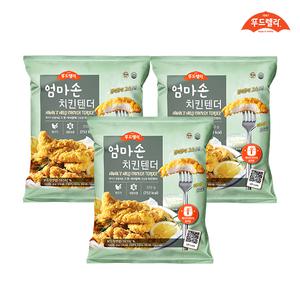 [내일도착] 푸드렐라 엄마손치킨텐더(마일드) 350g*3팩