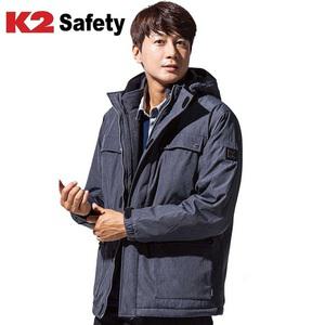 점퍼 K2 safety JK-F125 추동 방한 패딩점퍼 플리스 조끼내피 아웃도어 오피스 근무복 워크웨어