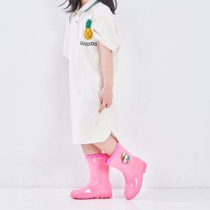 흔한남매 베이직 장화(핑크)