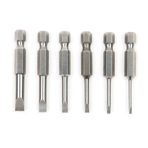 일자 드라이버 비트 6종 세트 정밀 드라이버 2mm 2.5mm 포함 십자 드릴 네오디움 자석 드릴날