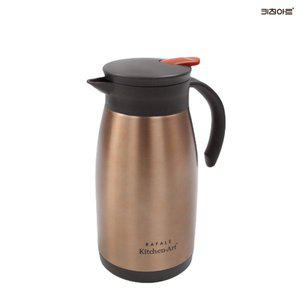 [키친아트] 뉴 골드메탈 스텐레스 보온병 포트 1000ml