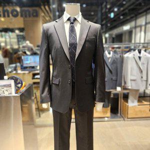 [레노마](하남점)renoma 무광 리얼 블랙 수트 RPIPSJ20B