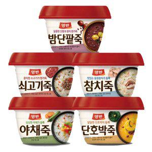 [동원에프앤비][동원] 양반죽 285gx10개 택1(쇠고기/참치/야채/단팥/호박)