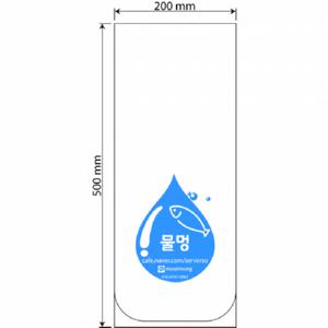 [기타]물멍 열대어 라운딩 생물봉투 (20x50) 약 100장