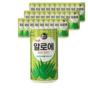 대일 참맑은 알로에 175ml X 30캔(1박스) 음료수 캔음료