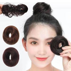 인조 가발 헤어끈 똥머리 왕곱창 올림 곱창밴드 포니테일