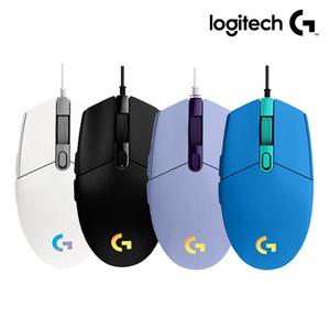 로지텍코리아 정품 박스 G102 2세대  유선 게이밍 마우스 PC방 롤 배그