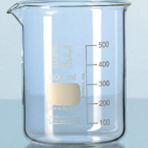 DURAN 경질1급 강화유리 비커, 400ml, 1개