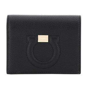 [FERRAGAMO] 24SS 간치니 시티 반지갑 블랙 22-D514 0736967
