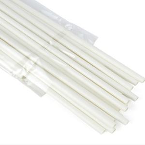 25P 흰색 종이빨대 커피 음료 주스 하얀색 스트로우