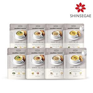 [신세계푸드][신세계푸드] 베키아에누보 스프 8팩 (브로콜리2+머쉬룸2+포테이토2+단호박2)