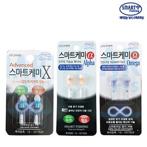[코어텍]스마트 전자케미 녹색-빨강.평상시 초록에서 입질시 빨강색으로 변하는 변색전자캐미.민감도/밝기 조절기능 민물 대낚케미.붕어/잉어/향어.중층/내림/수초/노지/좌대/밤낚시
