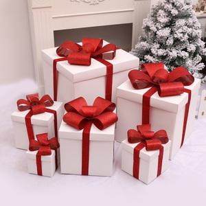 큰선물상자 대형 예쁜 정사각형 크리스마스 30cm 흰색 박스 생일 빅사이즈