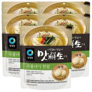 [청정원] 청정원 맛선생 야채 국물내기 한알 육수 100g 5개