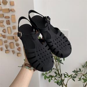 팜러르 버클 3color 아쿠아 젤리 여성 샌들 끈