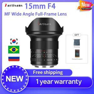 7 장인 7 장인 F4 MF 광각 풀 프레임 렌즈, 소니 E FX3, 니콘 Z Z50, 캐논 RF EOS-R EOS-R5, 15mm