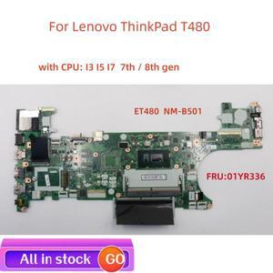 ThinkPad 노트북 마더보드 모델 다중 옵션 호환 FRU NM-B501 FRU 01YR328 01YR342 CPU I3 I5 I7 UMA GPU, F