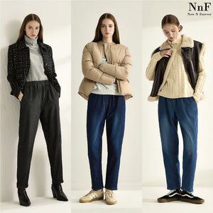 NNF 릴렉스핏 기모 데님 팬츠 3종